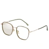 Korean sweet new style myopia glasses in stock, high appearance level anti-blue light student no-makeup glasses, frosted frame flat light glasses Item Picture